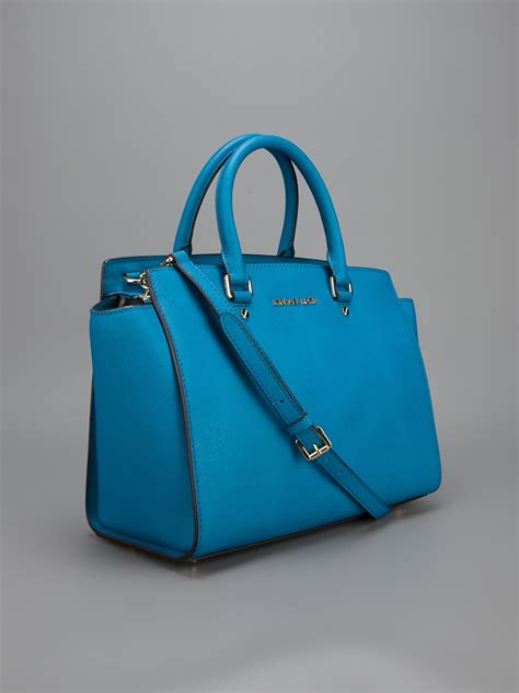 michael kors bag blue